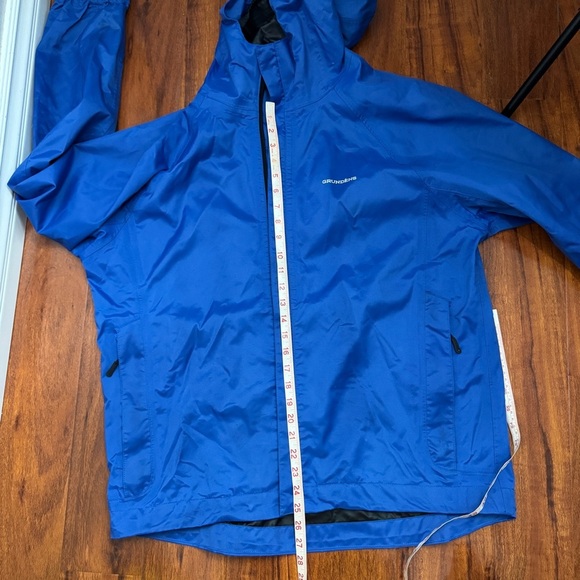Grundens Vintage Rain Gear Jacket Blue Size Large - Picture 12 of 13